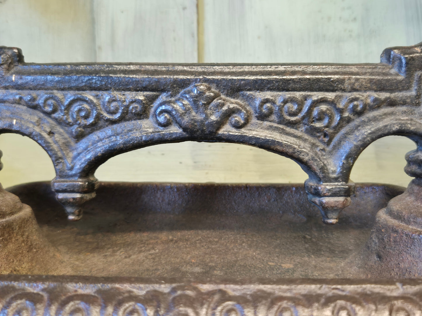 Antique Victorian Boot Scraper, English Country House Decor Cast Iron