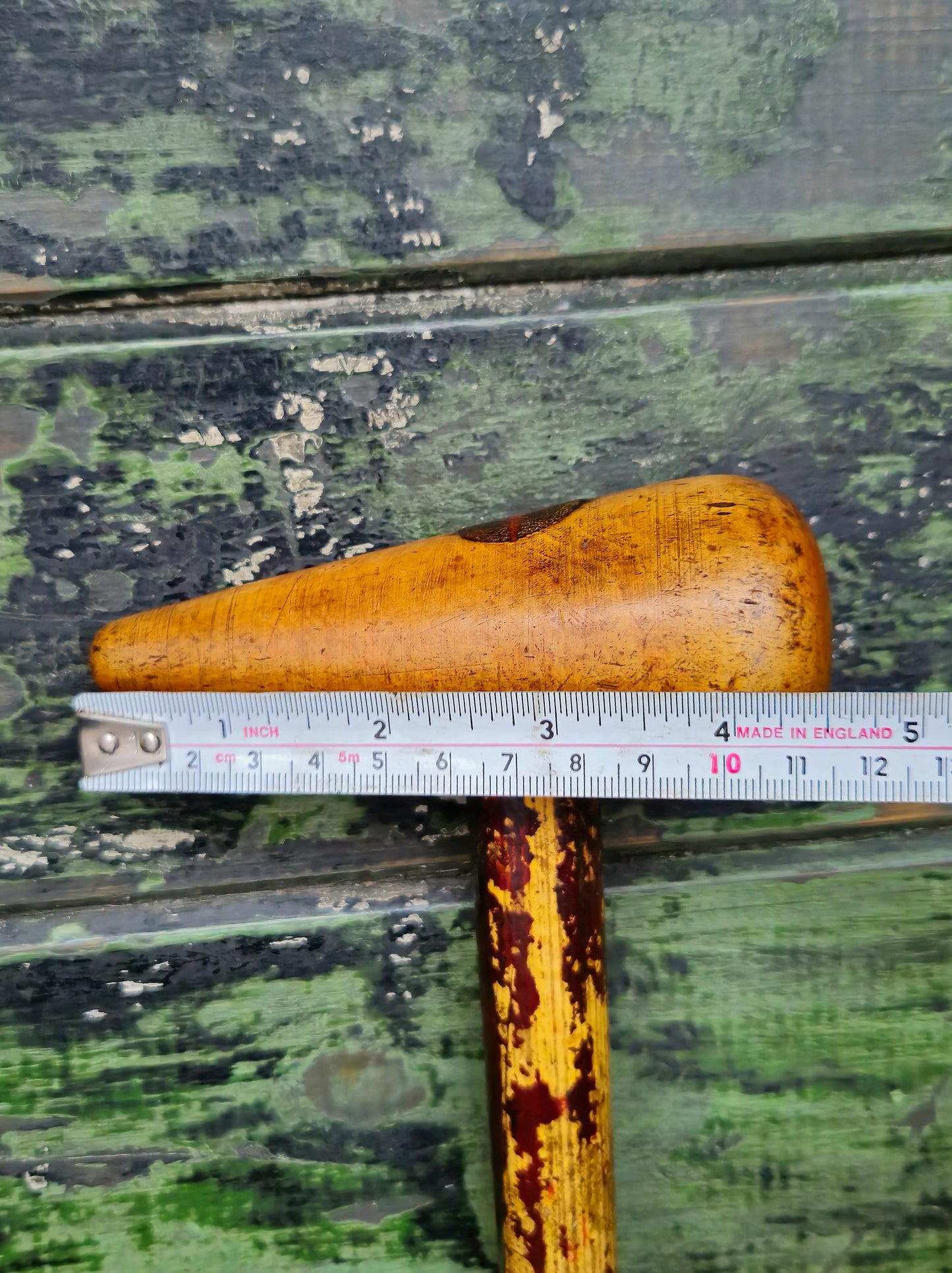 Vintage Boxwood Lead Working Hammer Bossing Hammer Old Tools