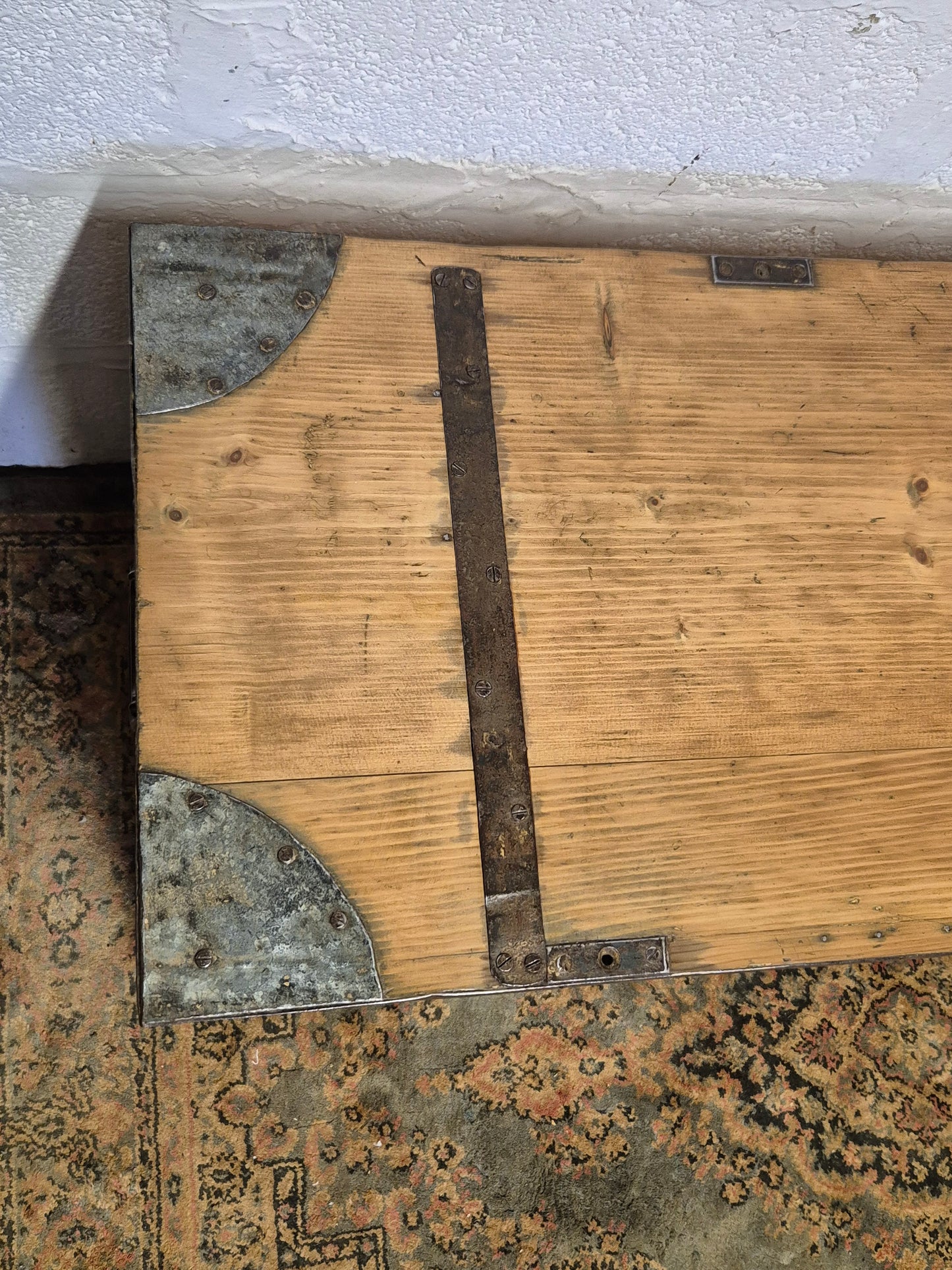 Vintage Pine Blanket Box