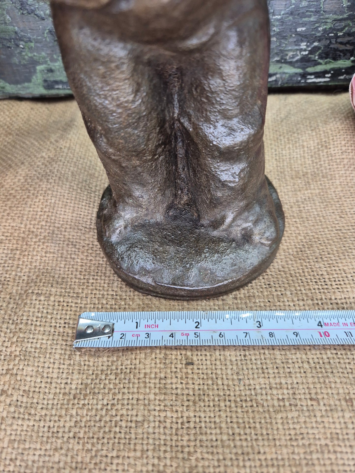 Antique "Jack Tar" Cast Iron Doorstop Figure Royal Navy Sailor