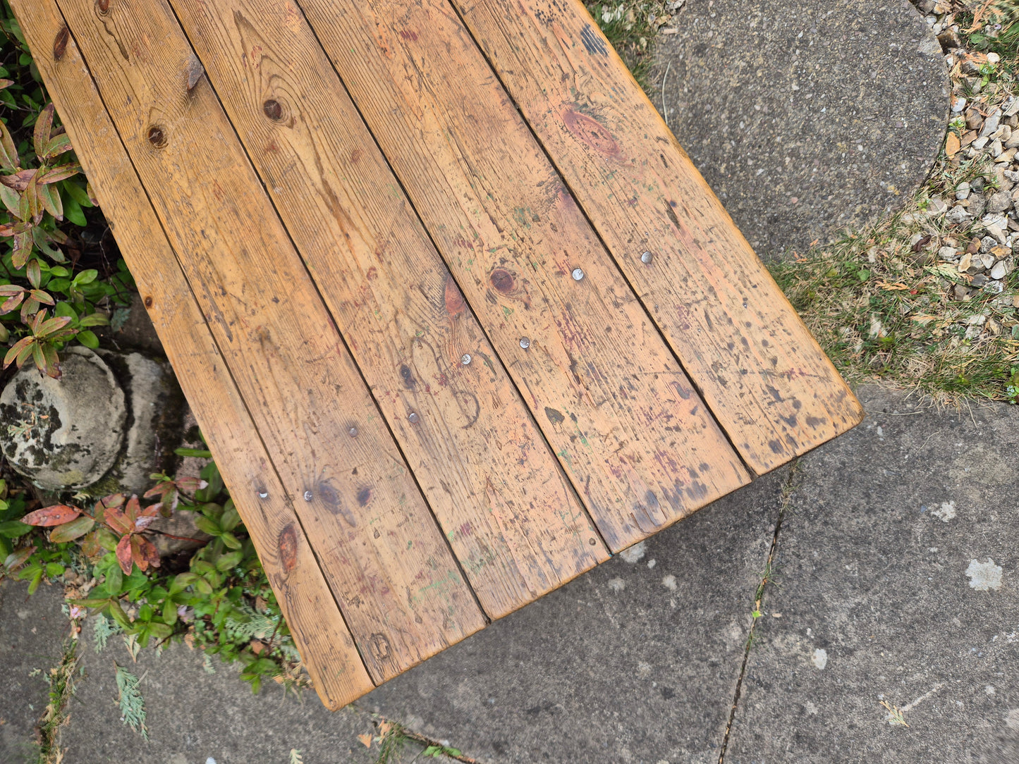 Vintage Rustic Pine Box Crate