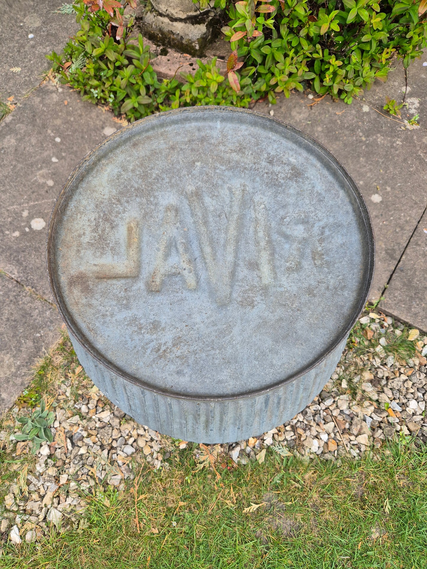 Vintage Galvanised Dolly Tub RIVAL - Original Old