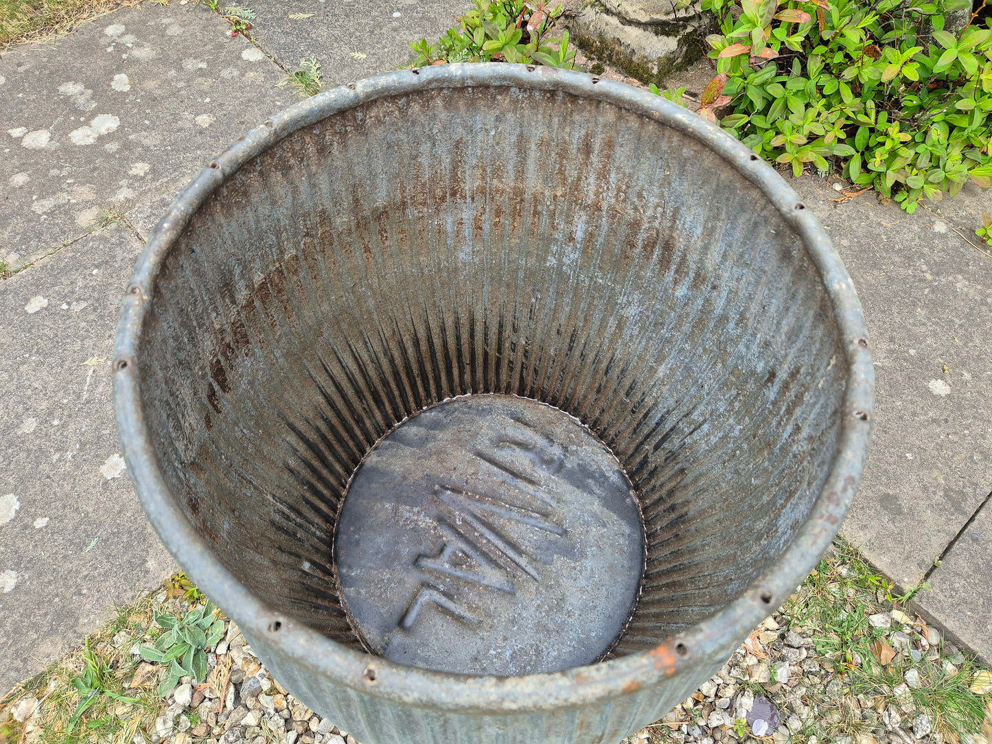 Vintage Galvanised Dolly Tub RIVAL - Original Old