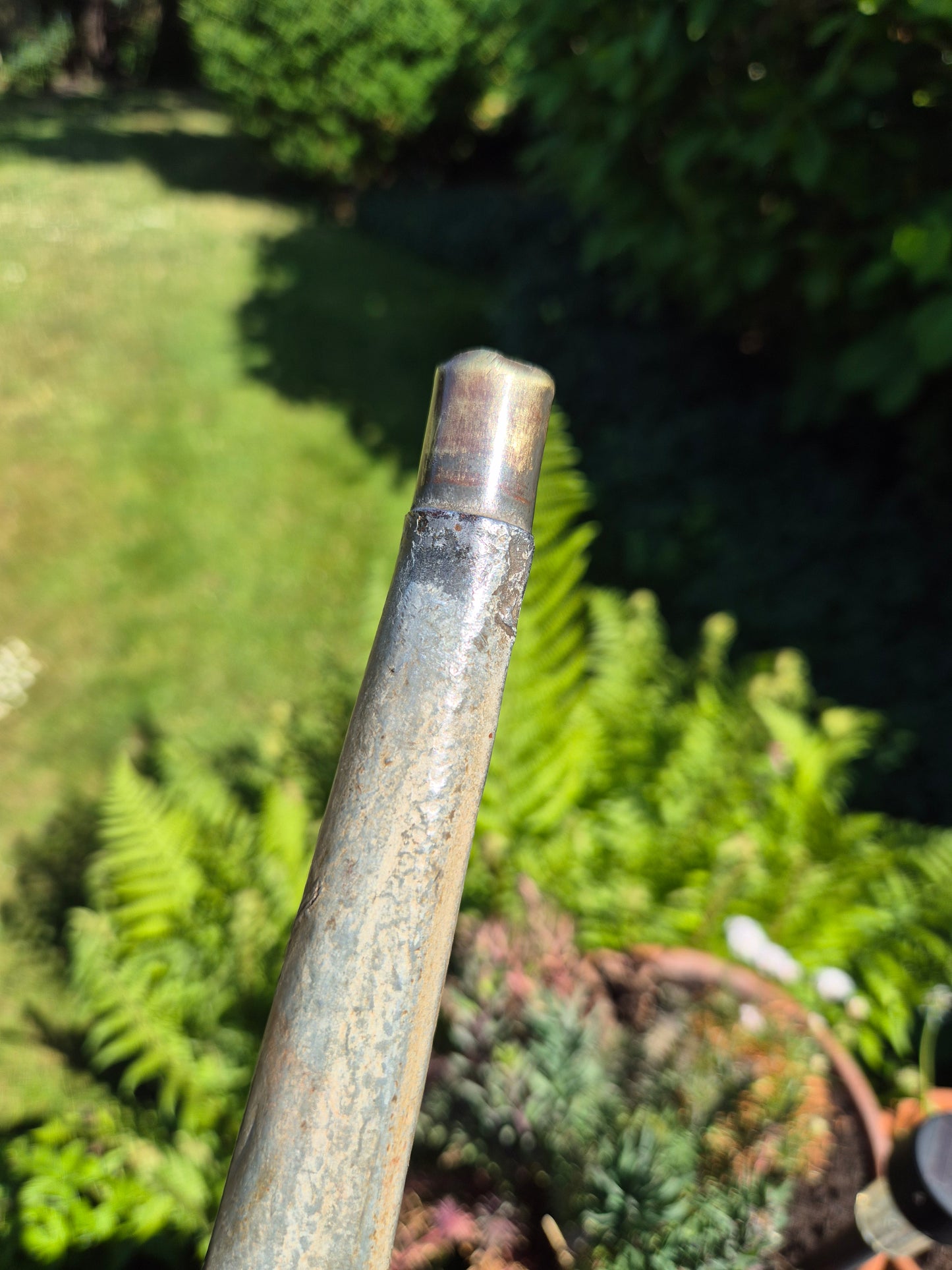 Vintage Galvanised 6 Pint Long Reach Watering Can