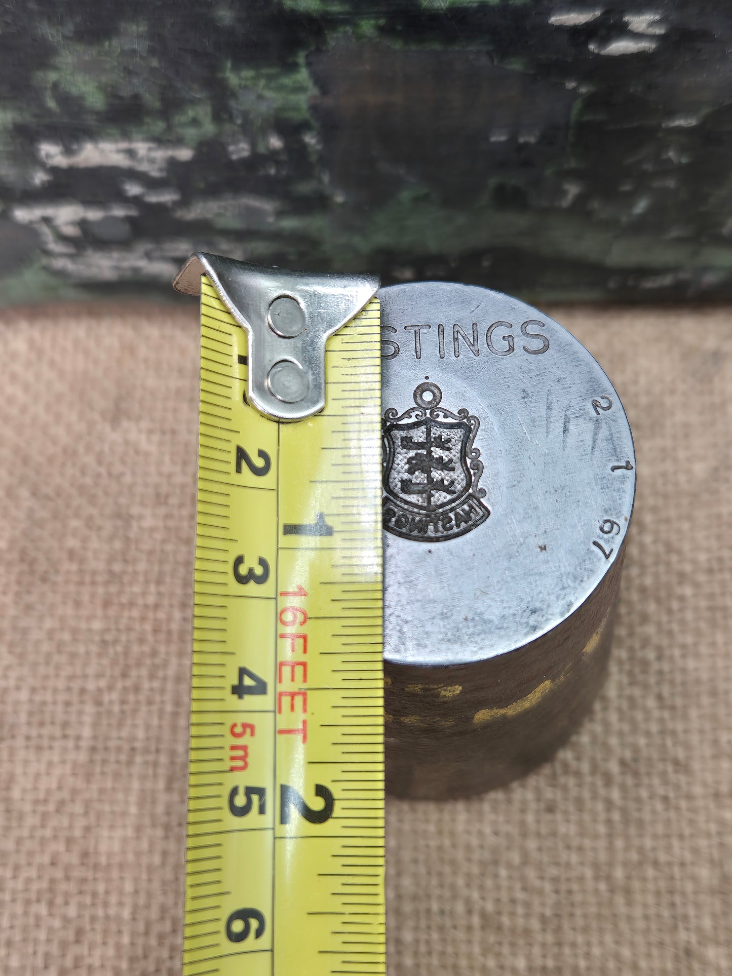 Vintage Silver Charm Making Die Stamp HASTINGS Industrial
