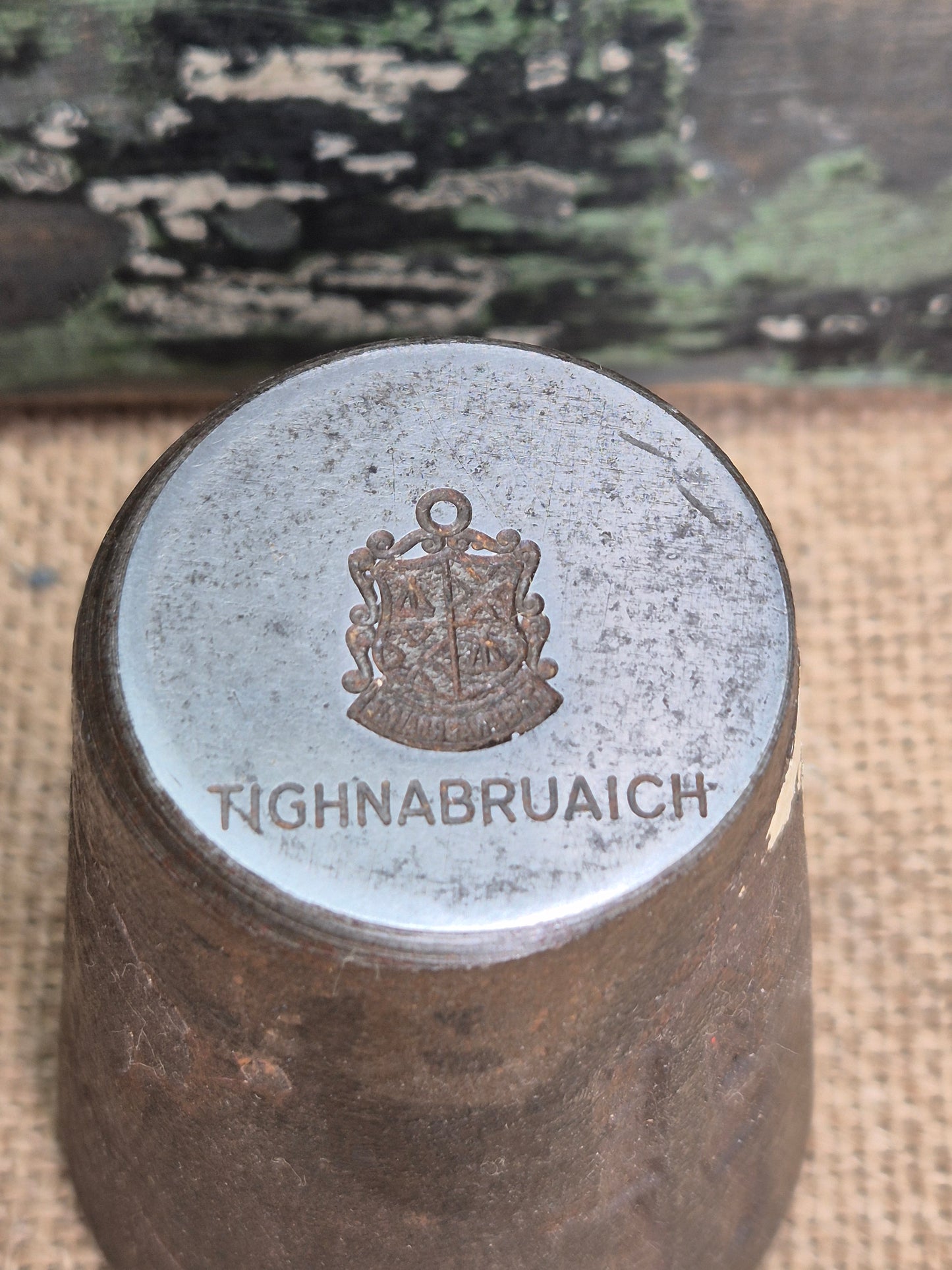 Vintage Silver Charm Making Die Stamp Industrial - Tighnabruaich Scotland