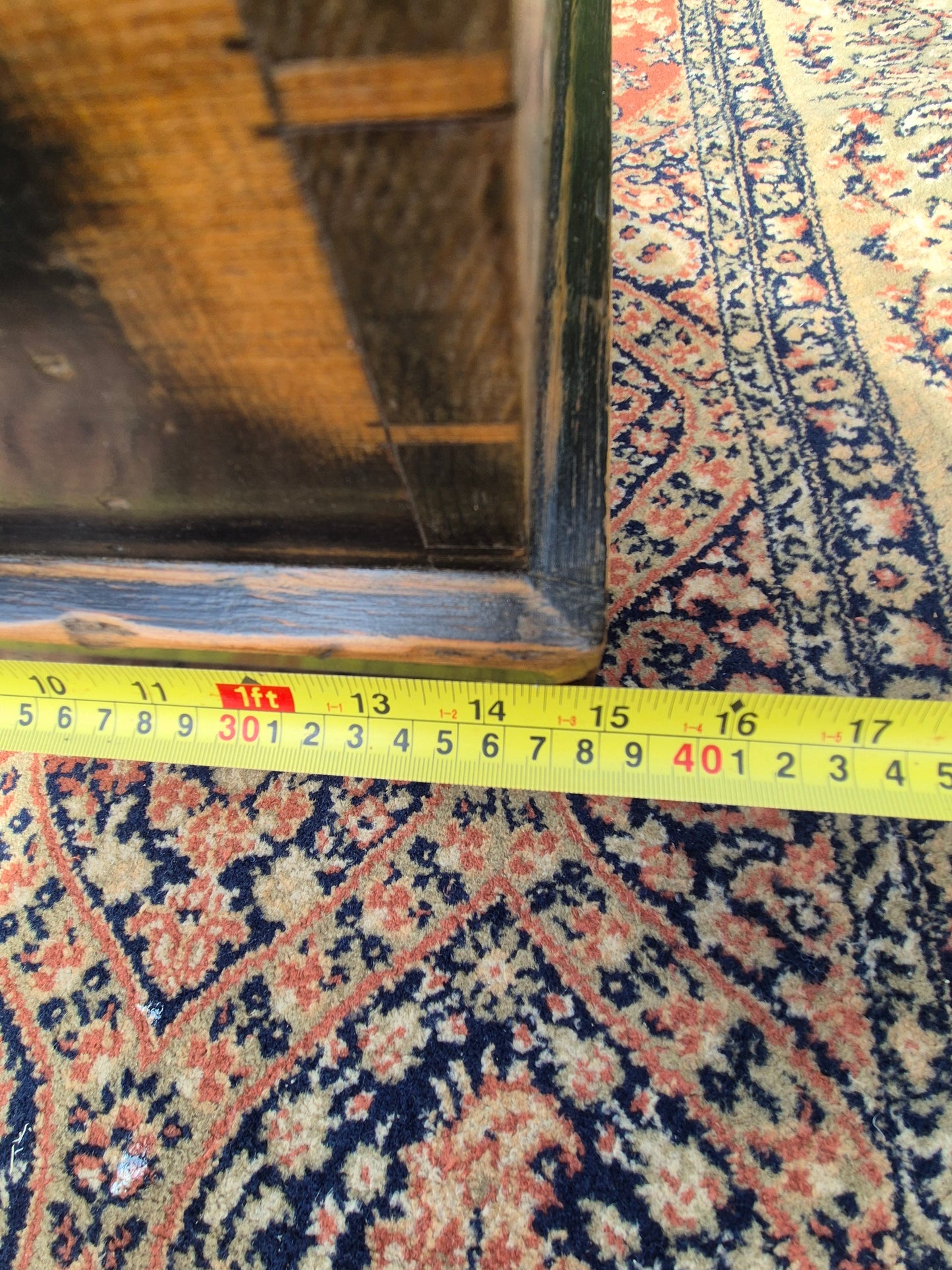 Antique Pine Box Storage Box Coffee Table
