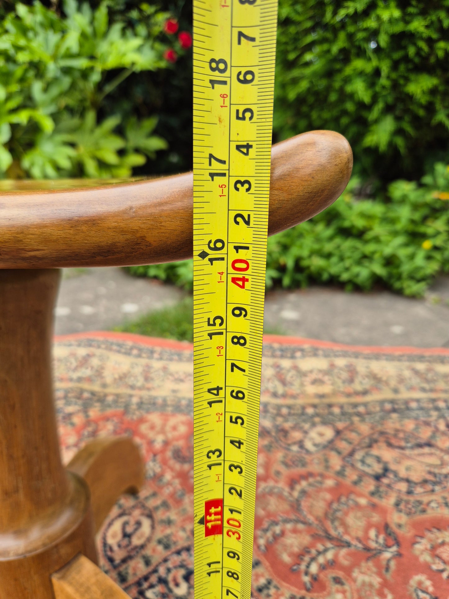 Vintage Mid Century Adjustable Piano Stool, 1930s