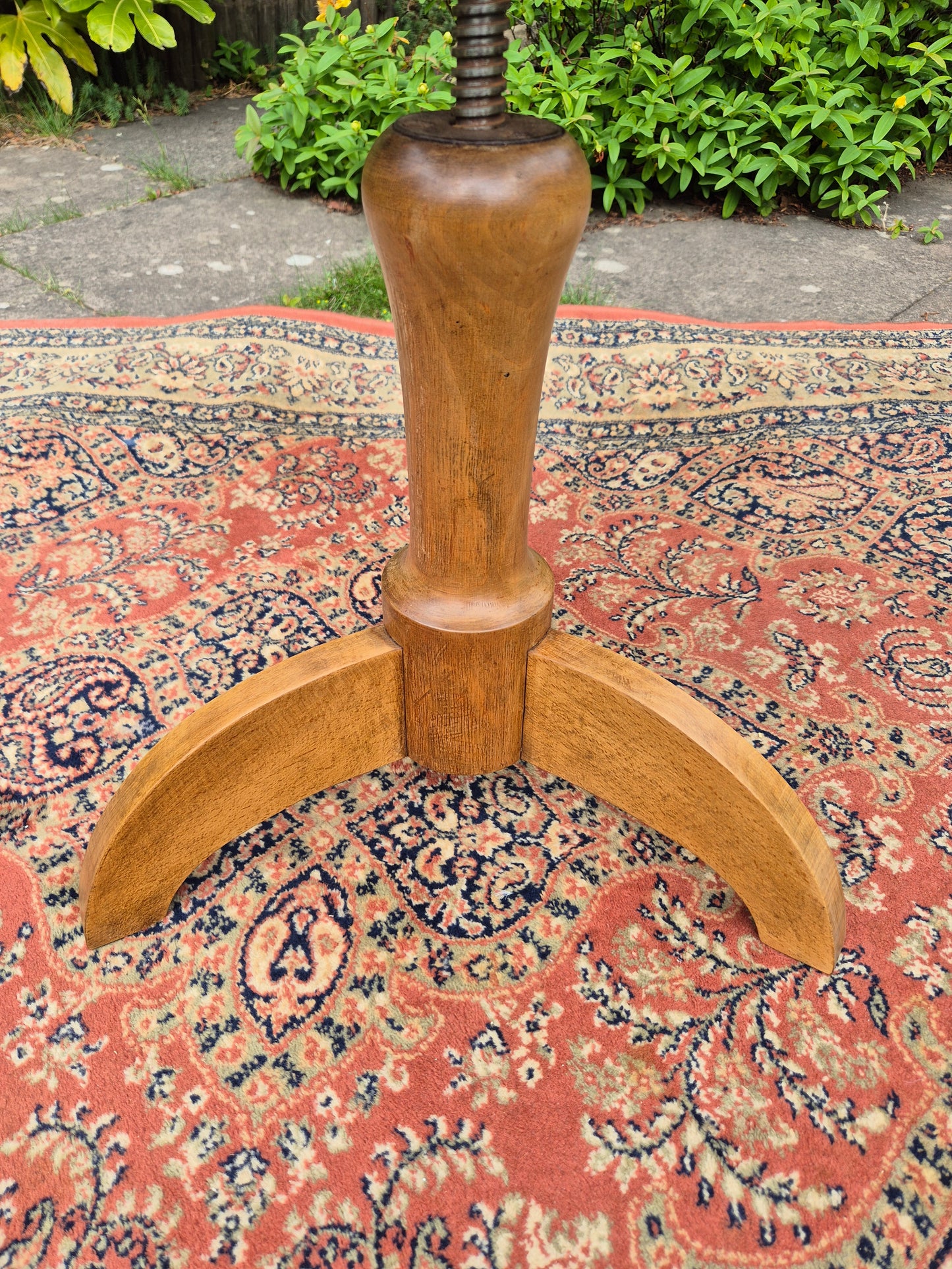 Vintage Mid Century Adjustable Piano Stool, 1930s