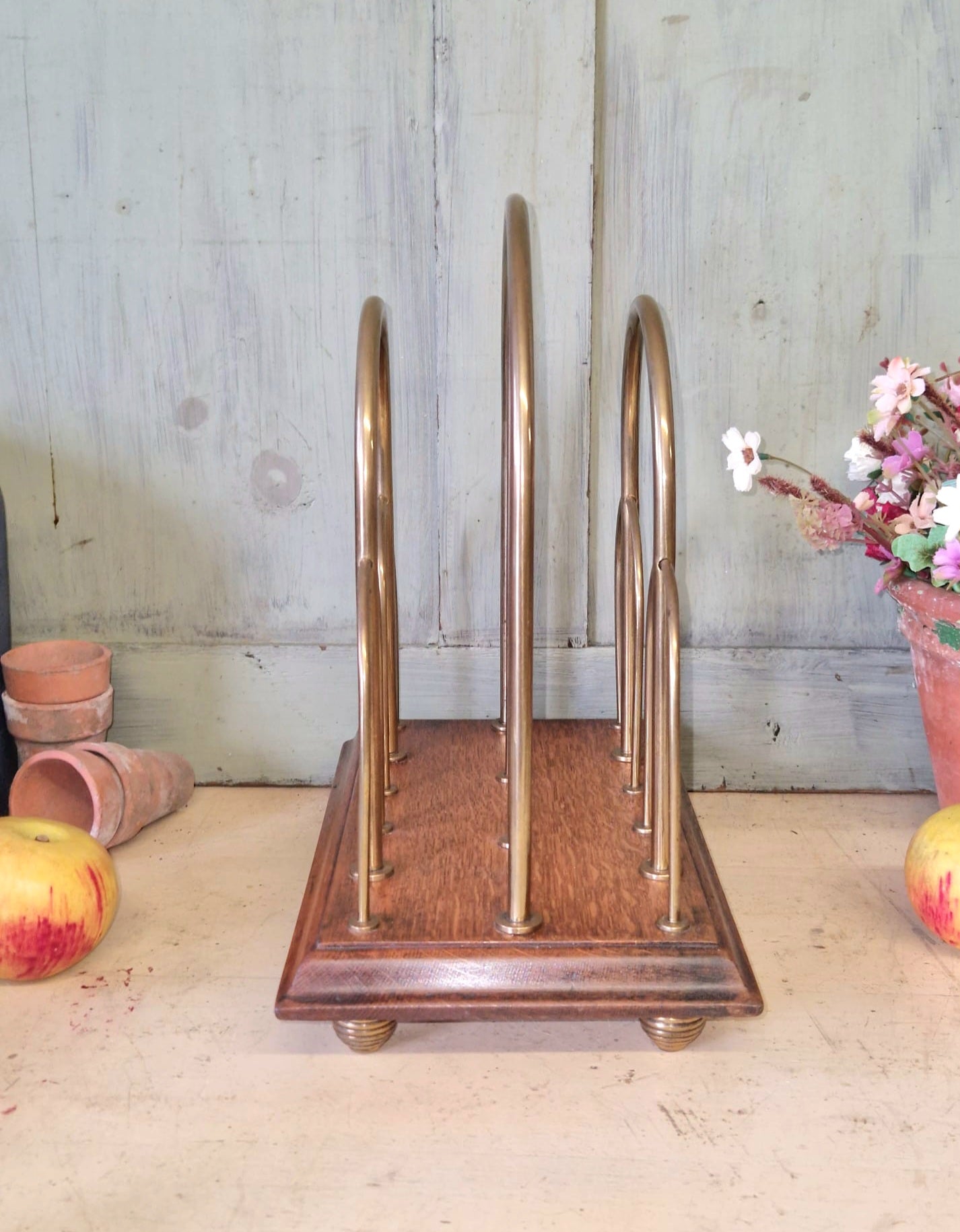 Antique William Tonks and Sons Magazine Rack