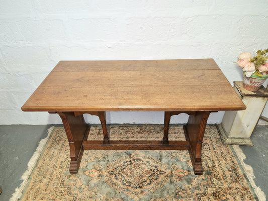 Vintage Solid Oak Refectory Table