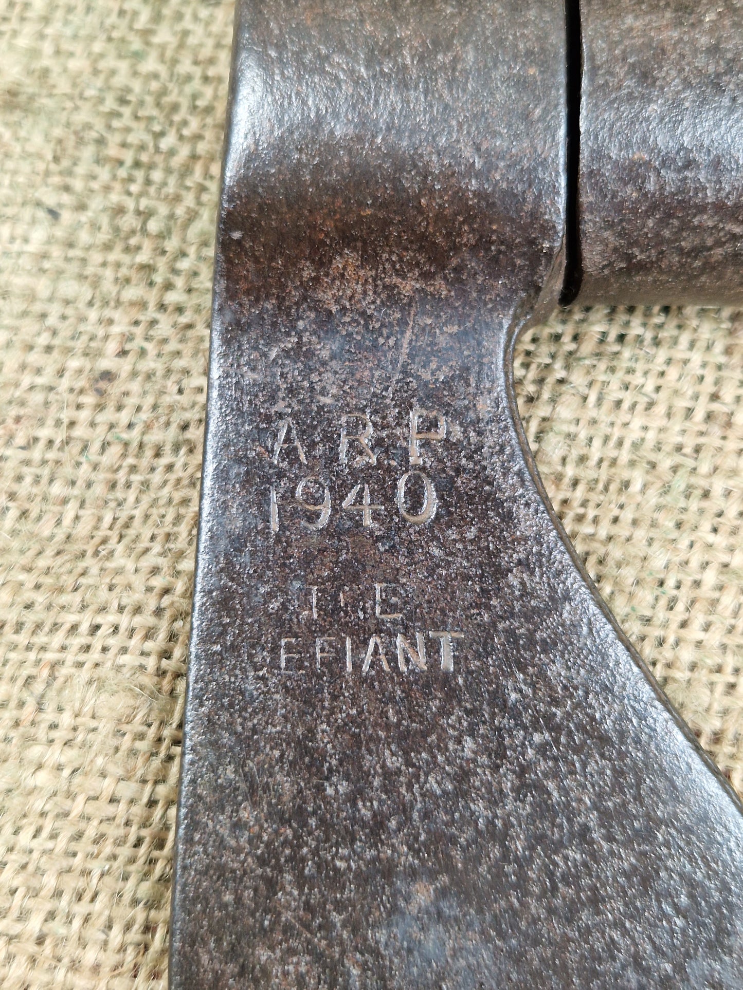 Vintage WW2 PERKS ARP 1940 Fireman's Axe