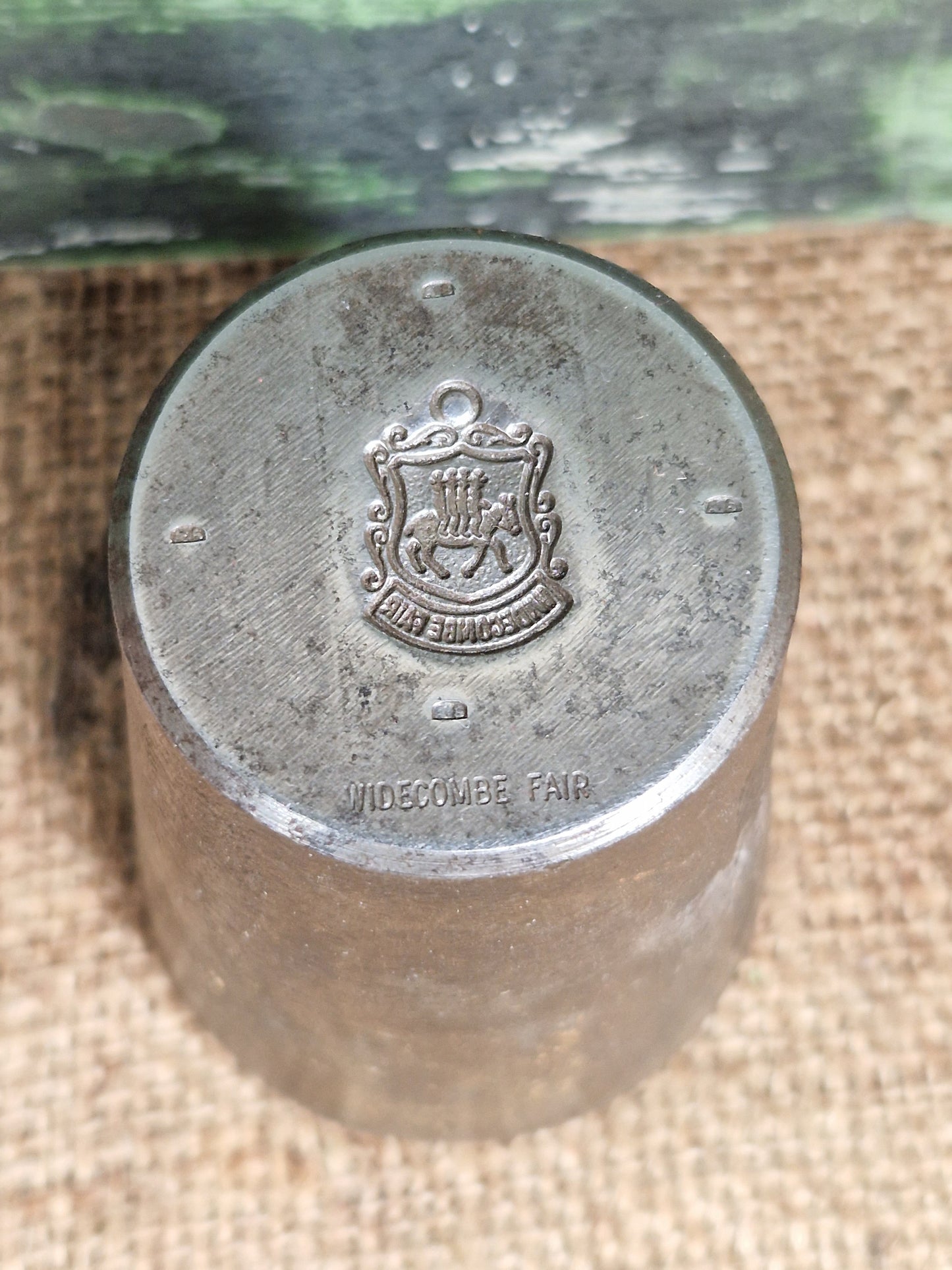 Vintage Silver Charm WIDECOMBE FAIR Metal Die Stamp Making Industrial