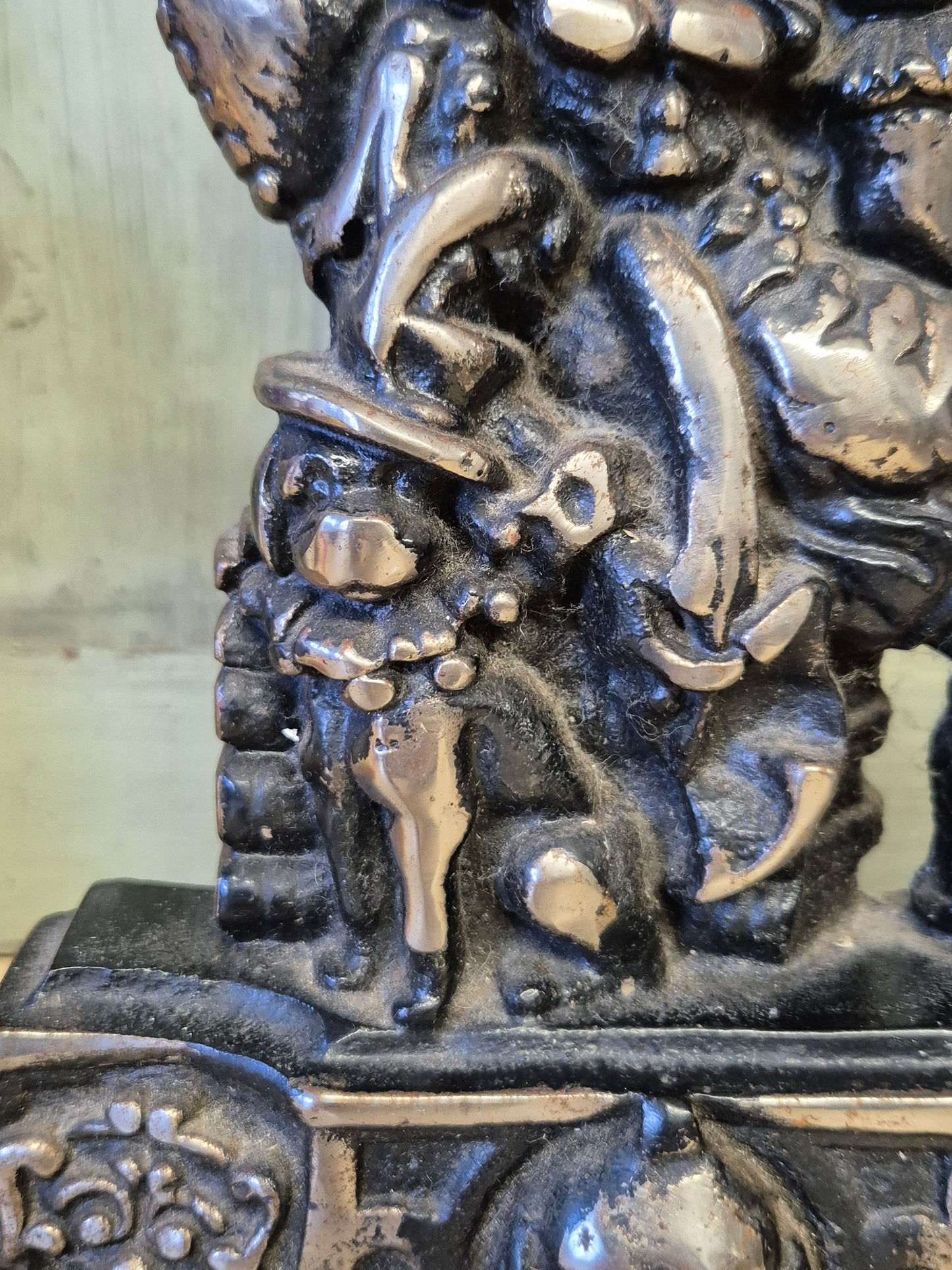 19th Century Cast Iron Mr Punch Door Stop