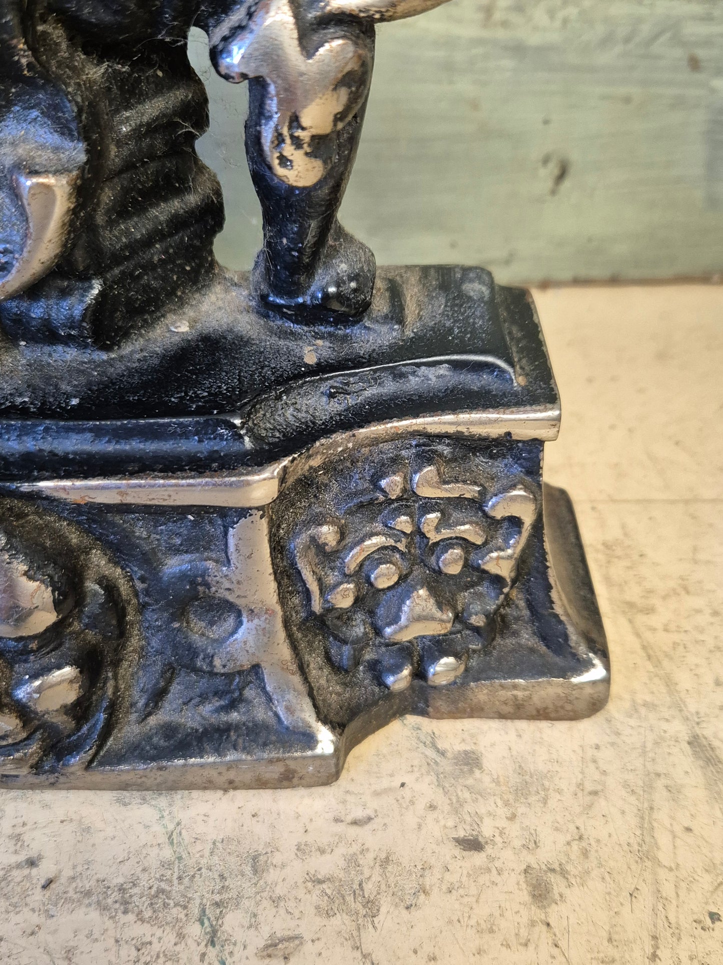 19th Century Cast Iron Mr Punch Door Stop