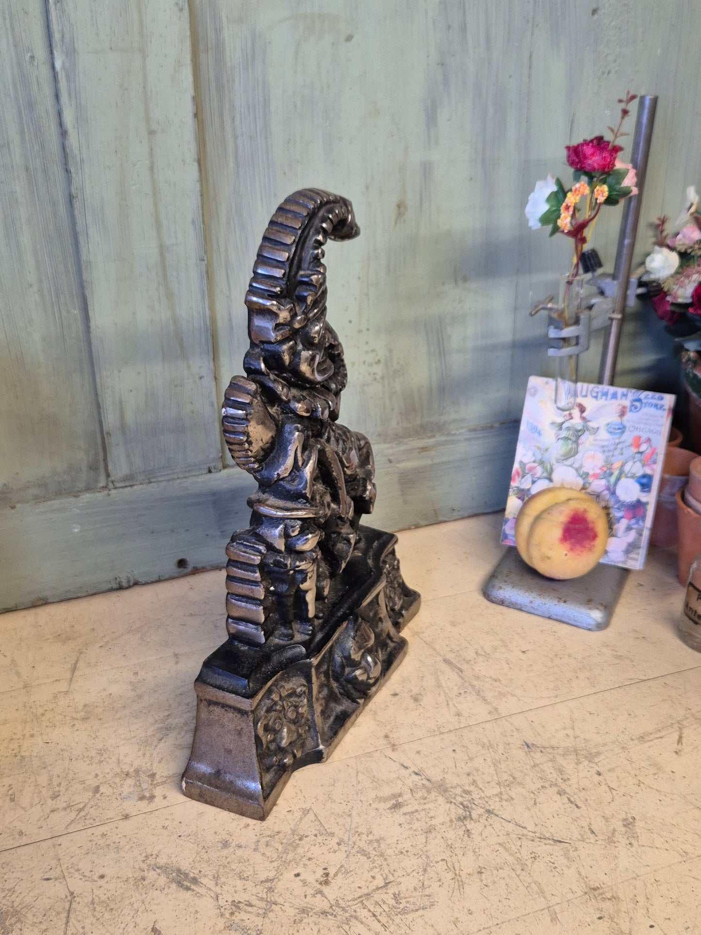 19th Century Cast Iron Mr Punch Door Stop