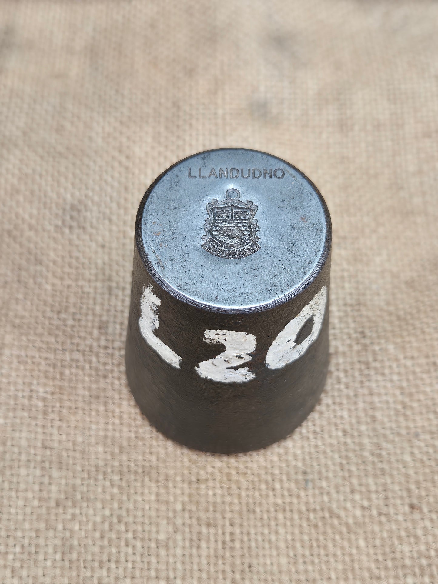 Vintage Silver Charm Making Die Stamp LLANDUDNO in Wales Industrial