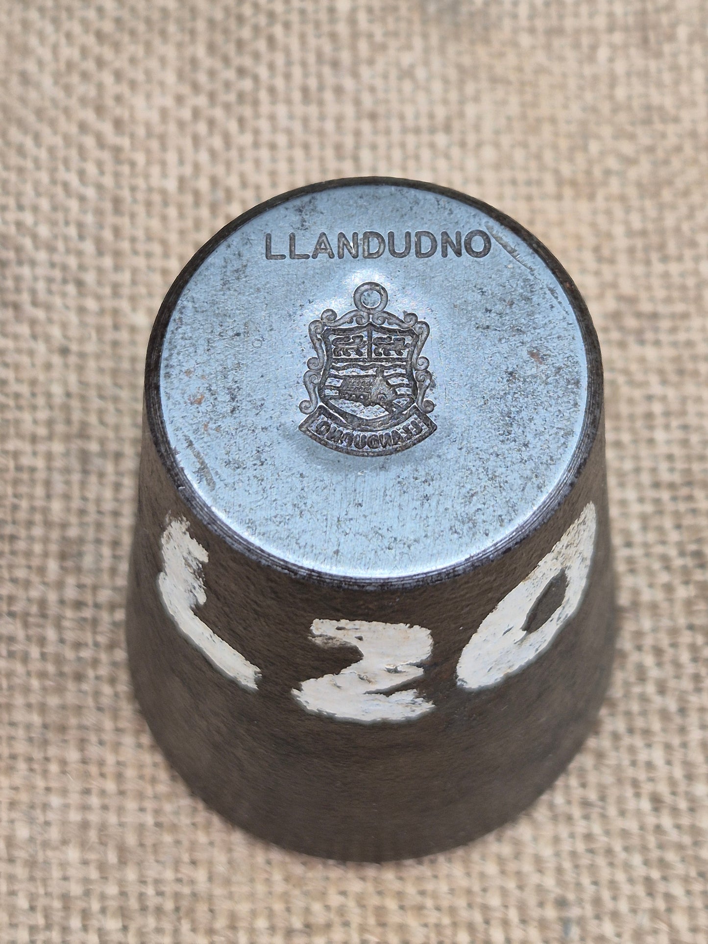 Vintage Silver Charm Making Die Stamp LLANDUDNO in Wales Industrial