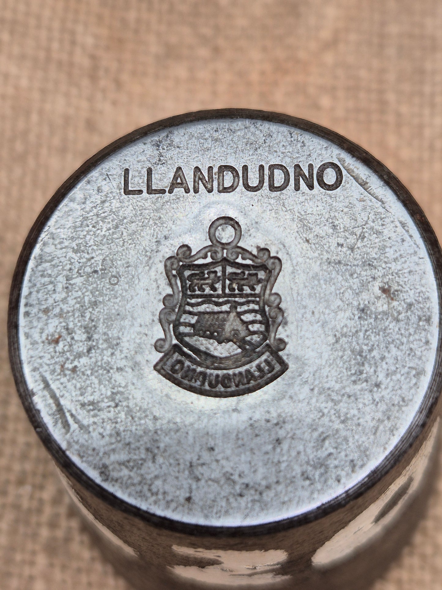 Vintage Silver Charm Making Die Stamp LLANDUDNO in Wales Industrial