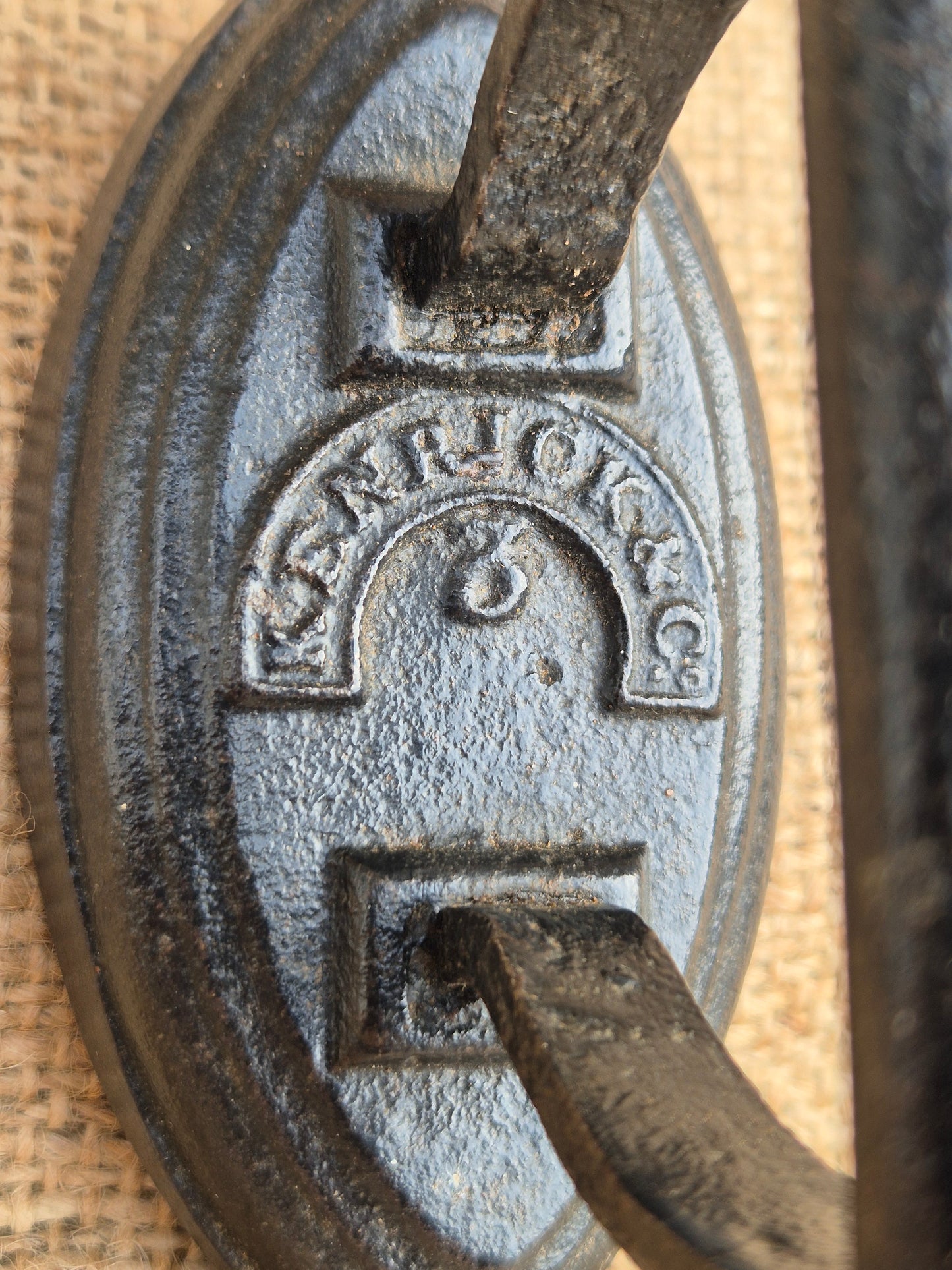 Vintage Small Kenrick No. 3 Cast Iron Sad Flat Iron Kenrick & Sons Rare Small