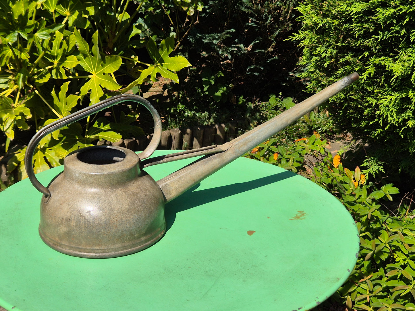 Vintage Galvanised 6 Pint Long Reach Watering Can