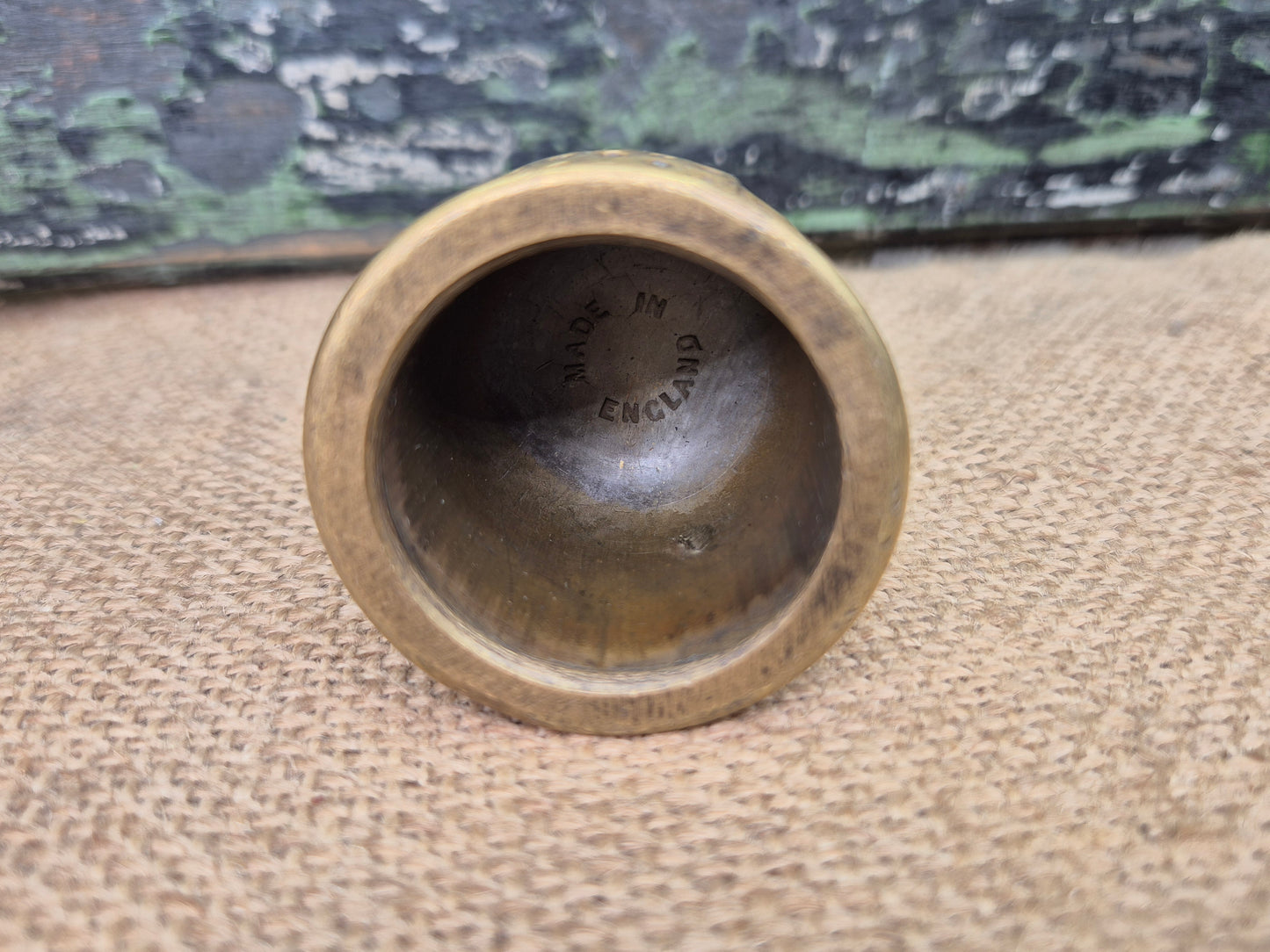 Vintage Dunlop Golfer JOHN HASSALL Design BRASS Candle Snuffer Ornament