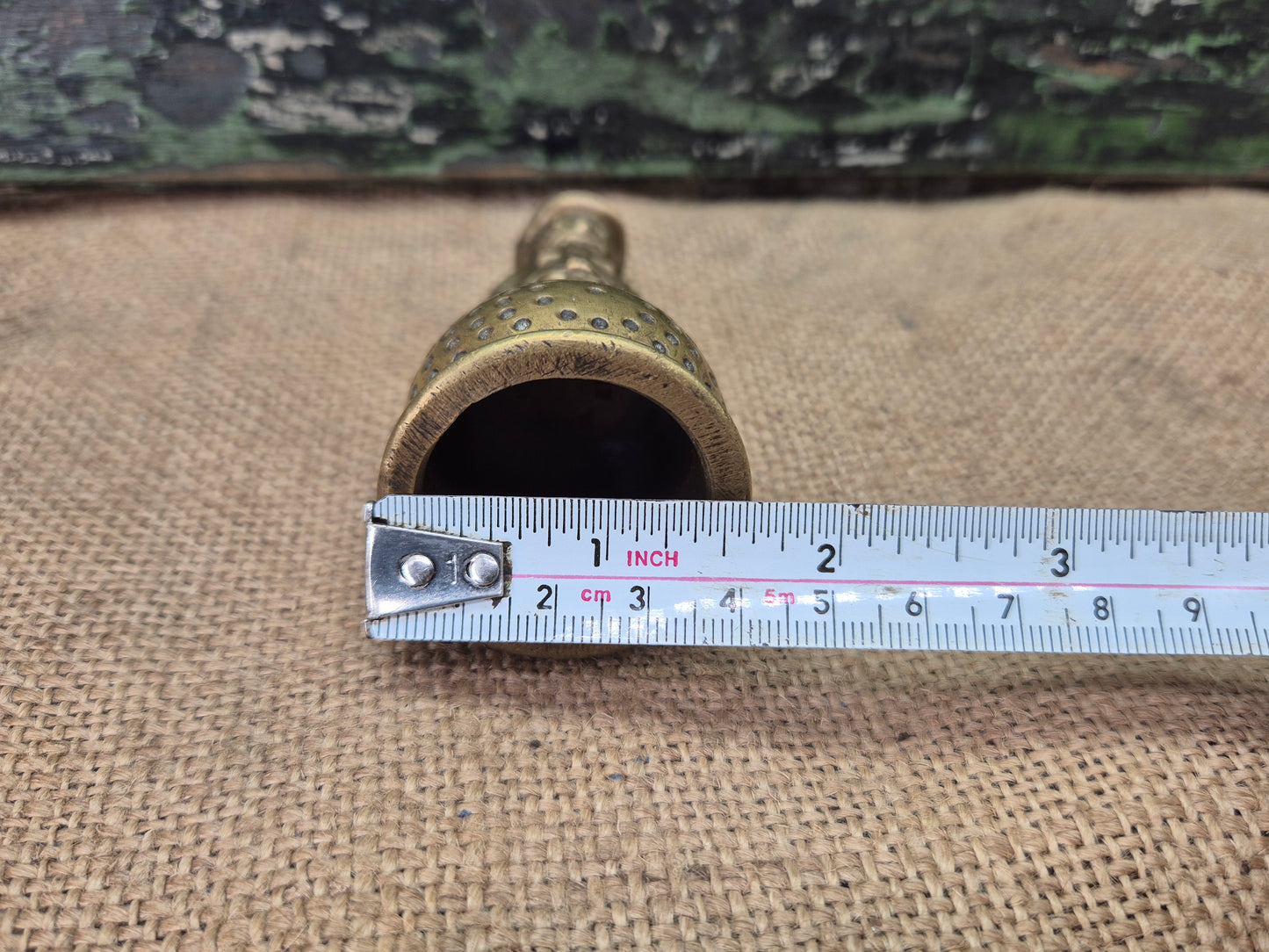 Vintage Dunlop Golfer JOHN HASSALL Design BRASS Candle Snuffer Ornament