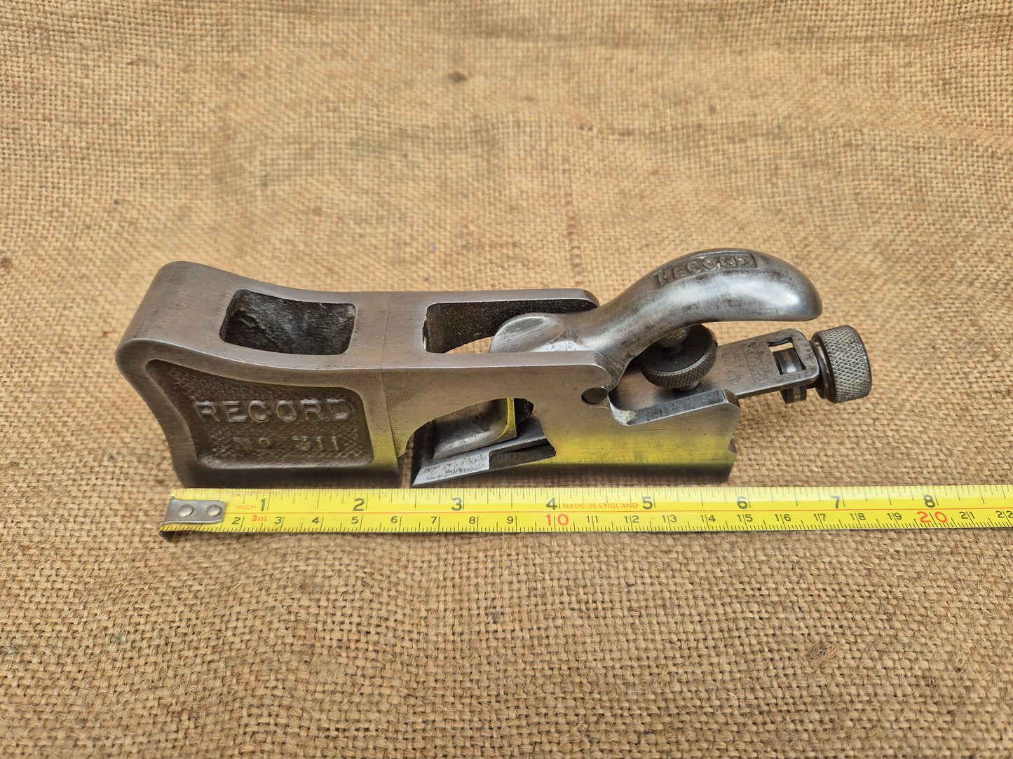 RECORD 311 Bullnose Plane Woodworking Tool Old Tools As Shown