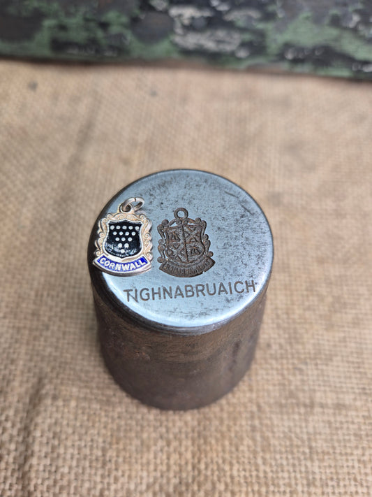 Vintage Silver Charm Making Die Stamp Industrial - Tighnabruaich Scotland