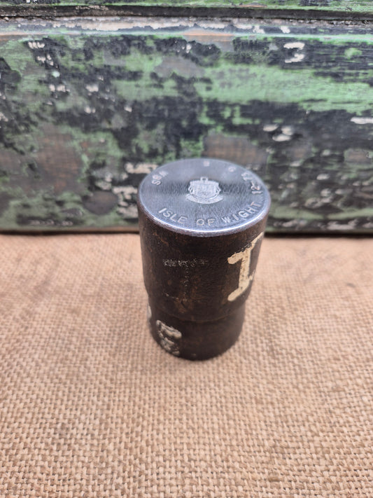 Vintage Silver Charm Making Die Stamp ISLE OF WIGHT Industrial Includes UK Postage