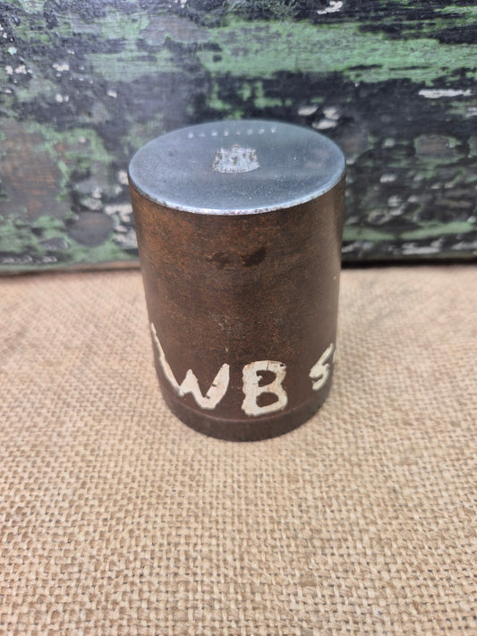 Vintage LARGE Silver Travel Charm Metal Die Stamp BARBADOS 1.5KG 1 x Stamp Only