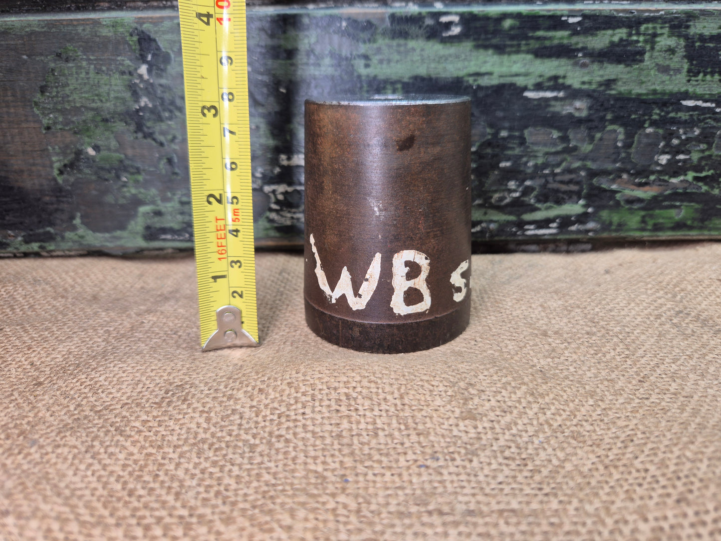 Vintage LARGE Silver Travel Charm Metal Die Stamp BARBADOS 1.5KG 1 x Stamp Only