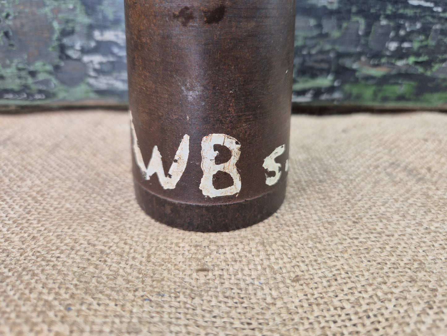 Vintage LARGE Silver Travel Charm Metal Die Stamp BARBADOS 1.5KG 1 x Stamp Only