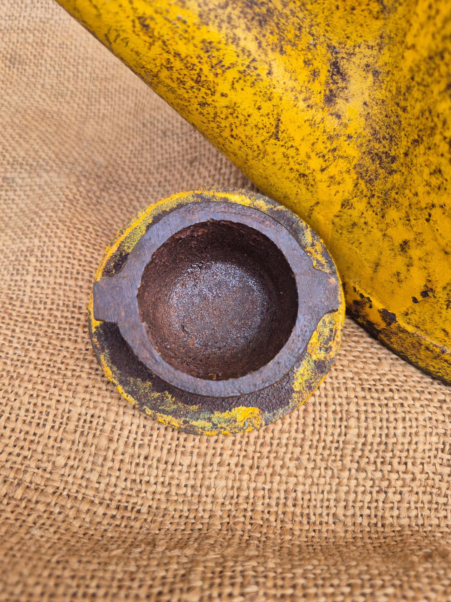 Antique Iron Engineers Construction Oil Lamp Unbreakable No18 by A G Wells