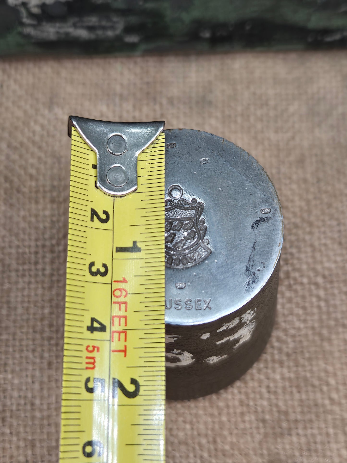 Vintage Silver Charm Making Die Stamp SUSSEX Industrial