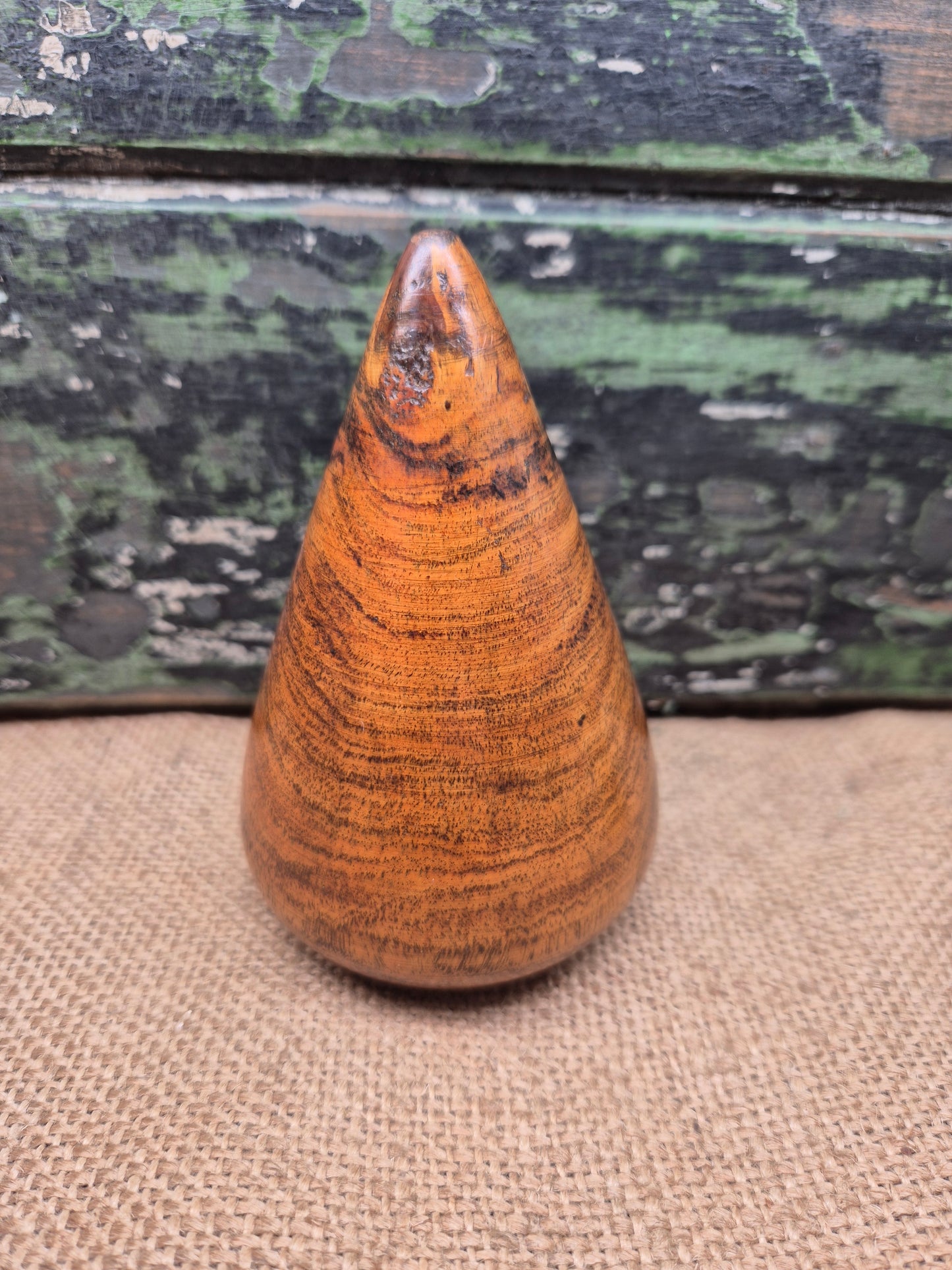 Vintage Lignum Vitae Plumbers Turnpin Lead Tool Super Example