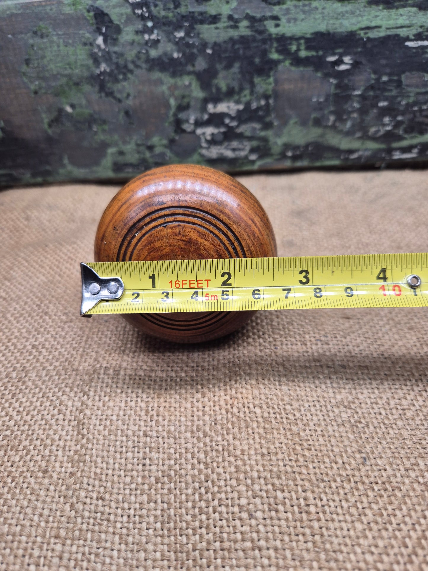 Vintage Lignum Vitae Plumbers Turnpin Lead Tool Super Example