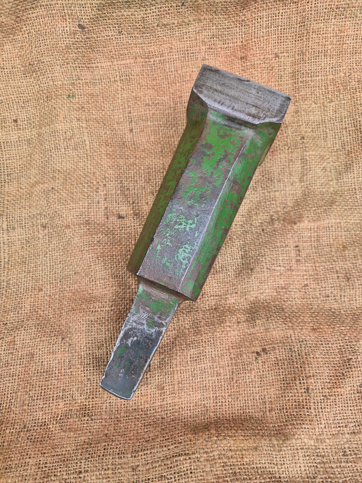 Large Blacksmiths Anvil Stake Stump Hardy Hole Tinsmiths Forge Metalwork vintage Postage Included