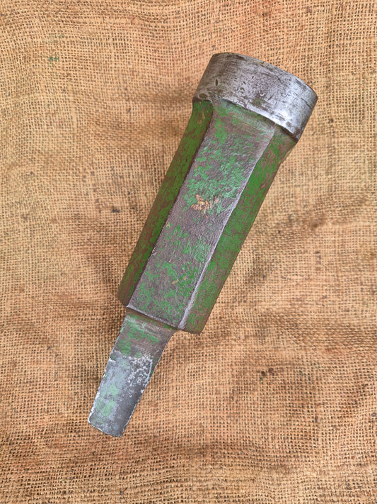 Large Blacksmiths Anvil Stake Stump Hardy Hole Tinsmiths Forge Metalwork vintage Postage Included