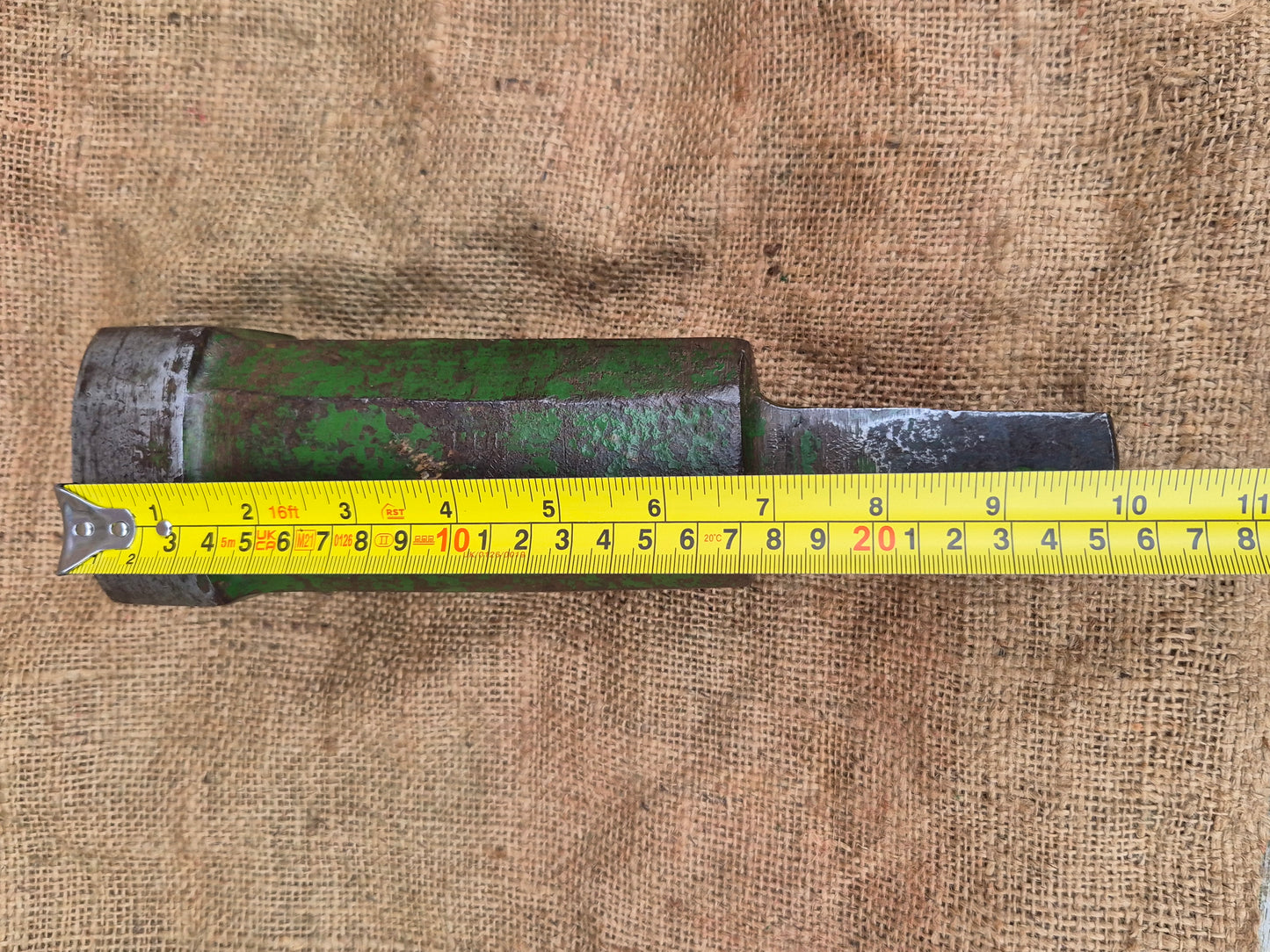 Large Blacksmiths Anvil Stake Stump Hardy Hole Tinsmiths Forge Metalwork vintage Postage Included