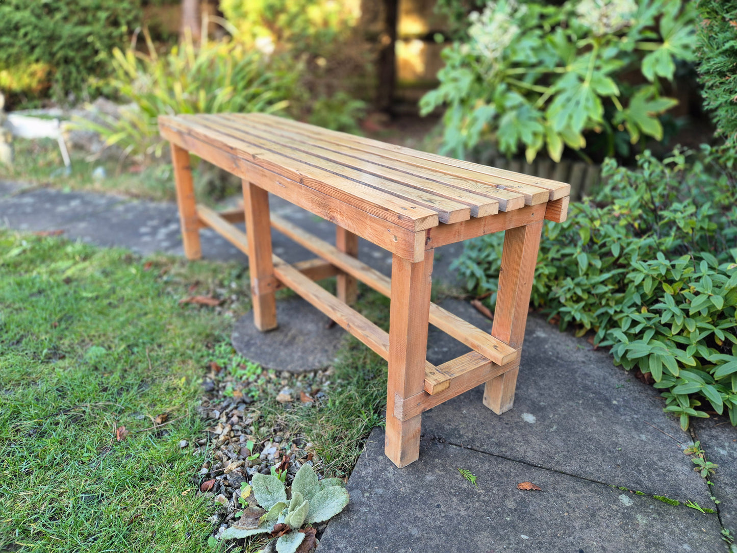 Vintage Bargeware Hand Painted Stool