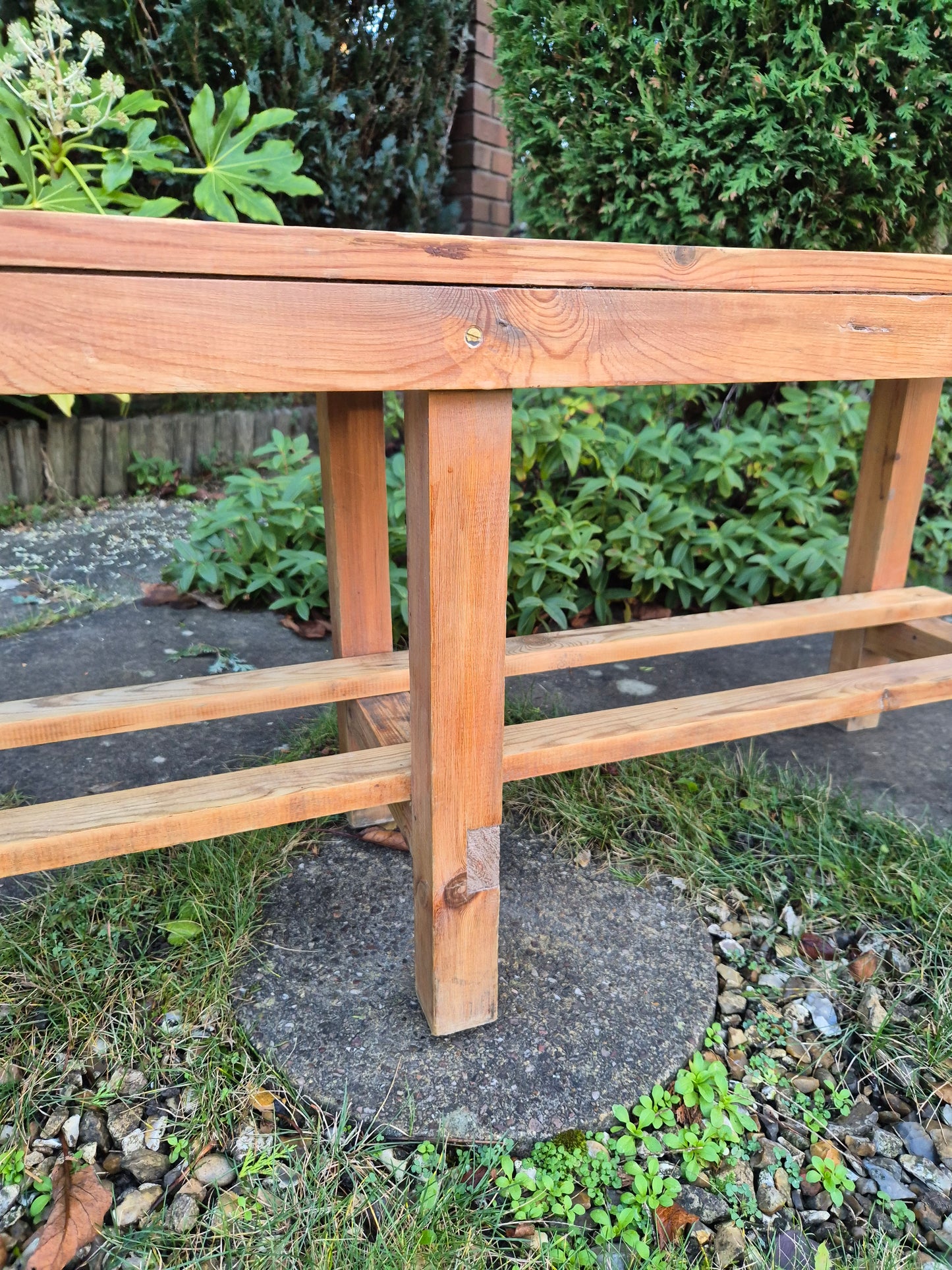 Vintage Bargeware Hand Painted Stool