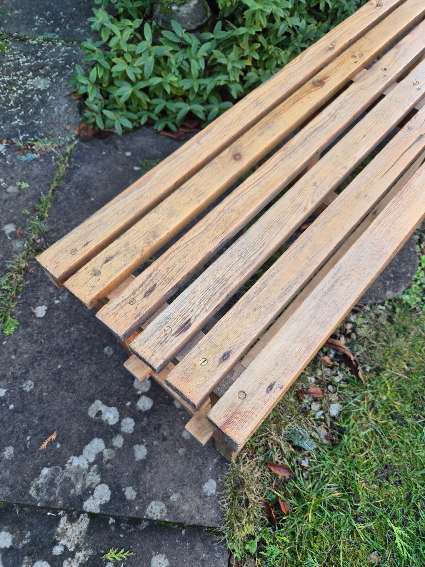 Vintage Bargeware Hand Painted Stool