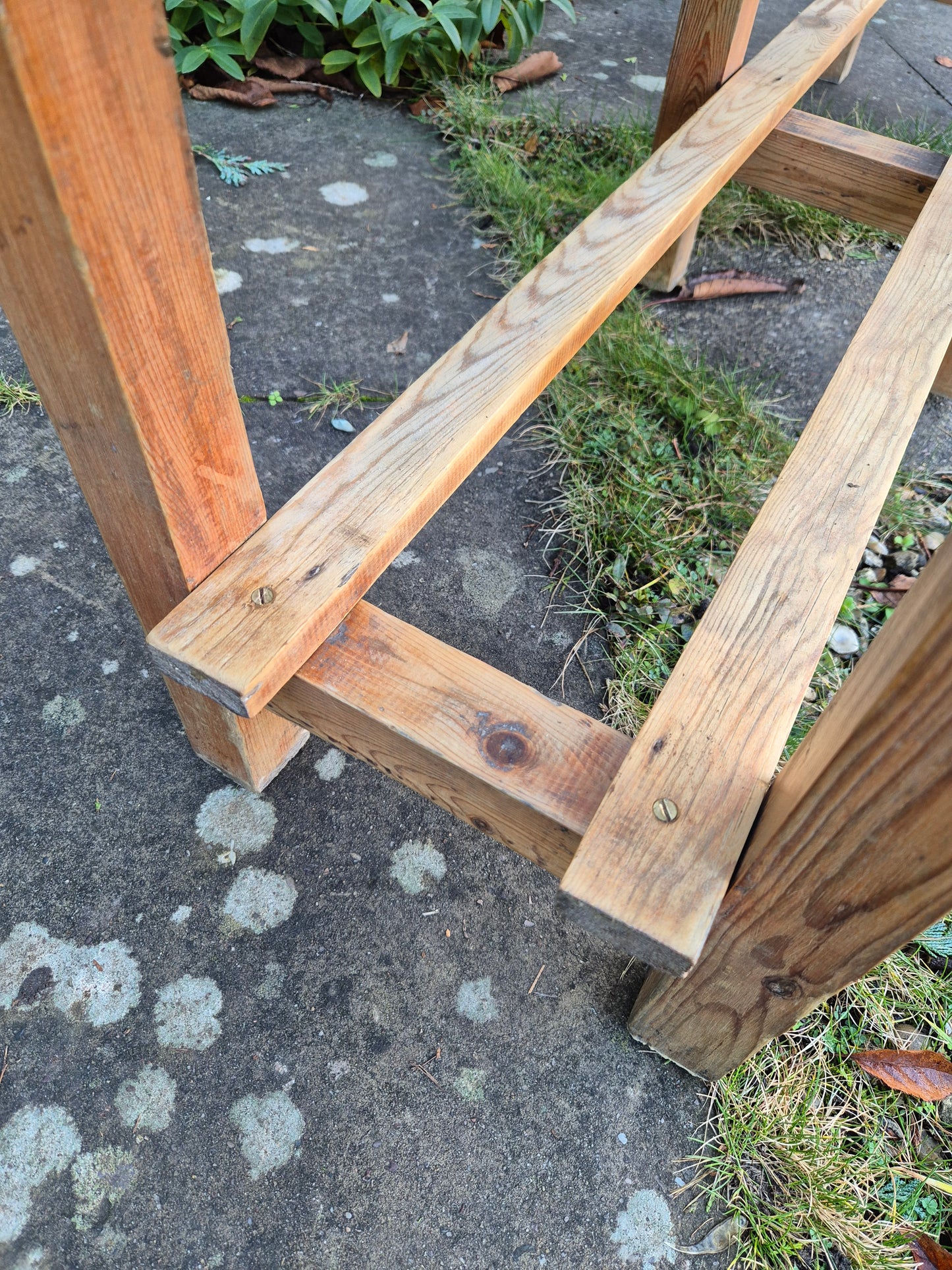 Vintage Bargeware Hand Painted Stool