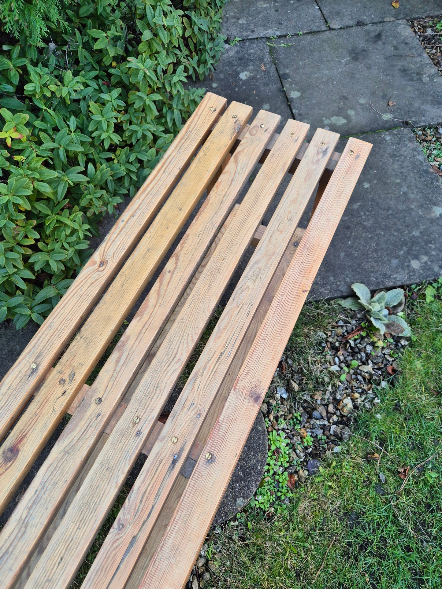 Vintage Bargeware Hand Painted Stool