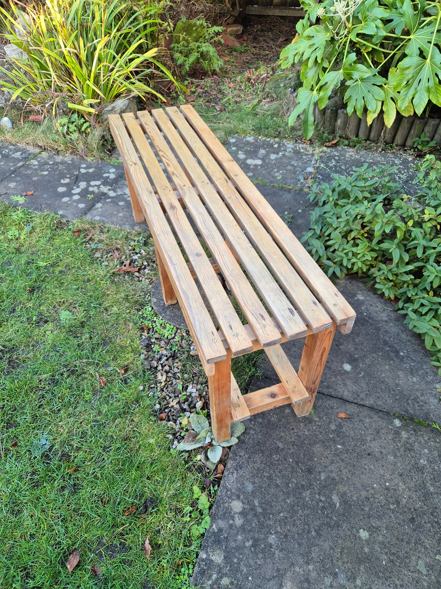 Vintage Bargeware Hand Painted Stool
