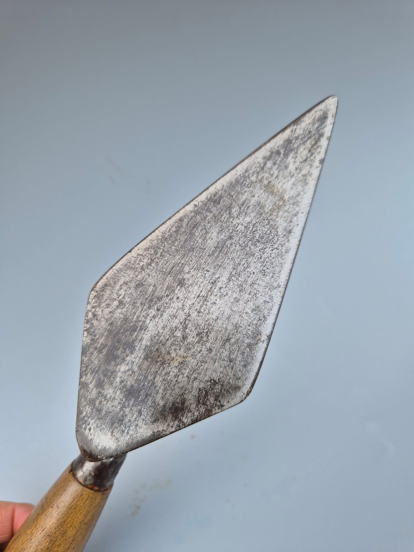 Vintage WHS Hunt & Sons England 6" Brick Pointing Trowel Masons Crown Mark