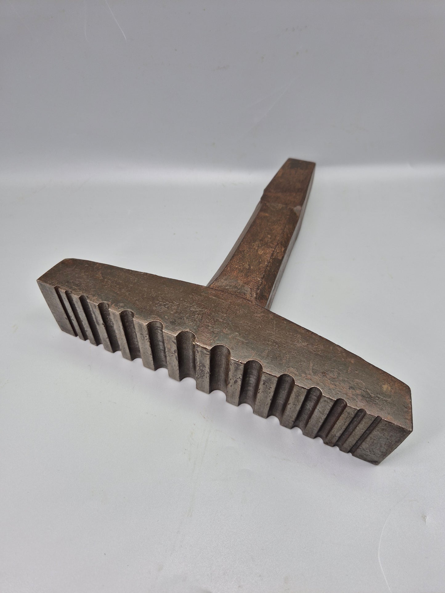 Vintage Large Blacksmiths Anvil Forming Creasing Stake Forge Metalwork Tinsmiths Postage Included