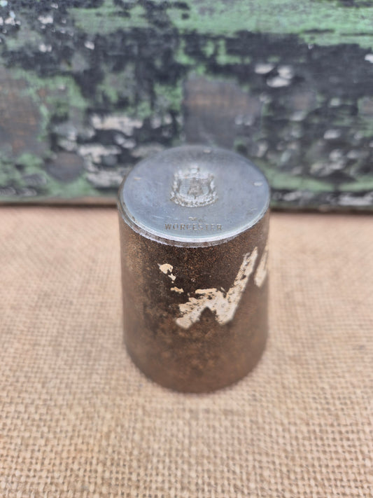 Vintage Steel Stamp - Silver Charm Making Die Stamp WORCESTER Industrial