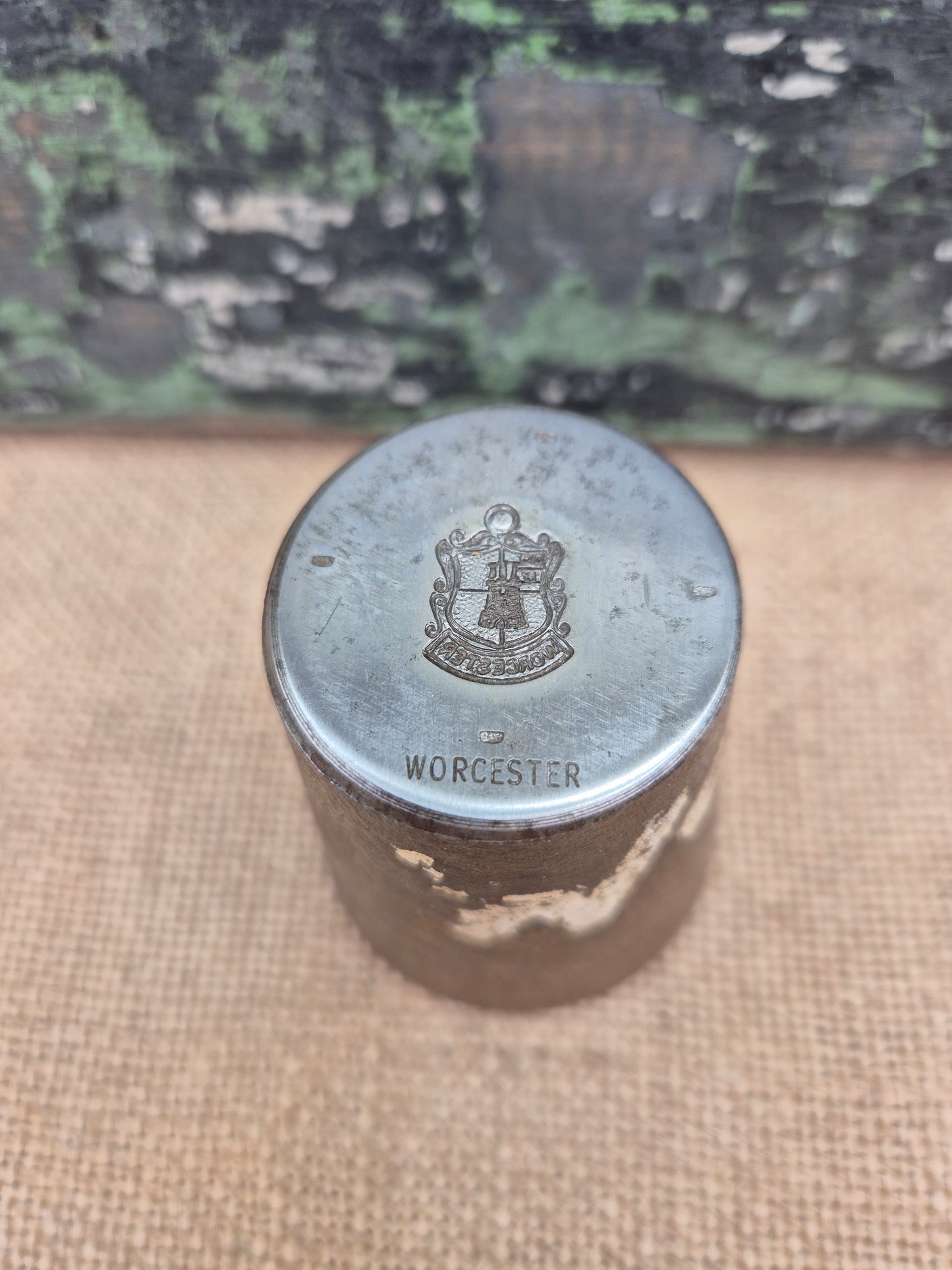 Vintage Steel Stamp - Silver Charm Making Die Stamp WORCESTER Industrial